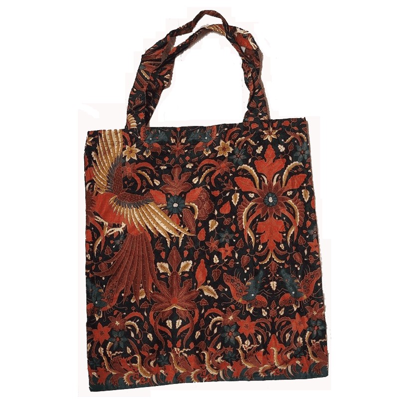 Tas Batik Tote bag / Tas souvenir go green Bag / Tas belanja Kain batik (Kualitas Bagus)