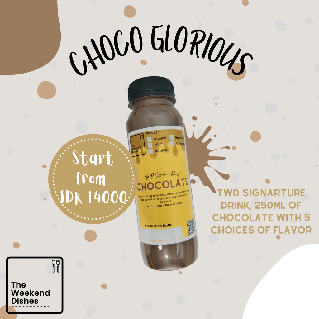 

Choco Glorious |Minuman Cokelat|Ice Chocolate|Fresh Drink - 250 ML