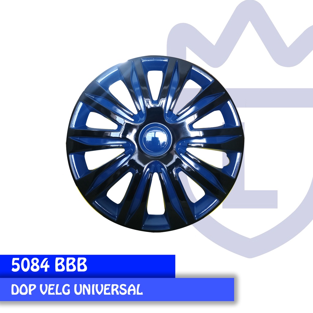 COVER VELG SPORT WHEEL DOP RODA LOWIN DESIGN 5083 BBB BIRU HITAM 13 - 1 SET 4PCS