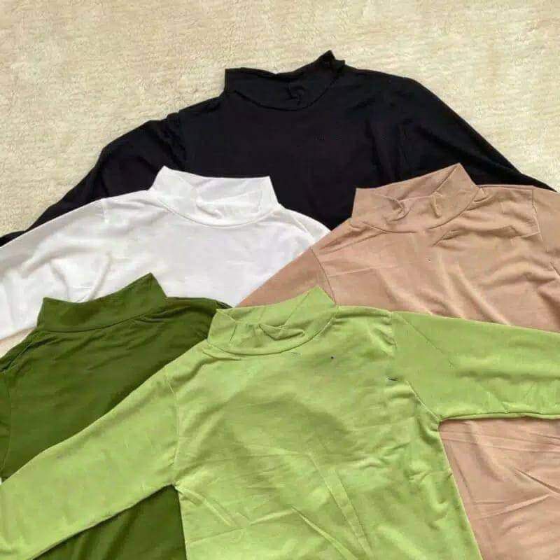 PROMO TERMURAH MANSET BADAN PREMIUM UNIKLO KAOS RAYON/ KAOS DALAMAN PREMIUM/ MANSET HIJAB TURTLENECK MANTAP JIWA