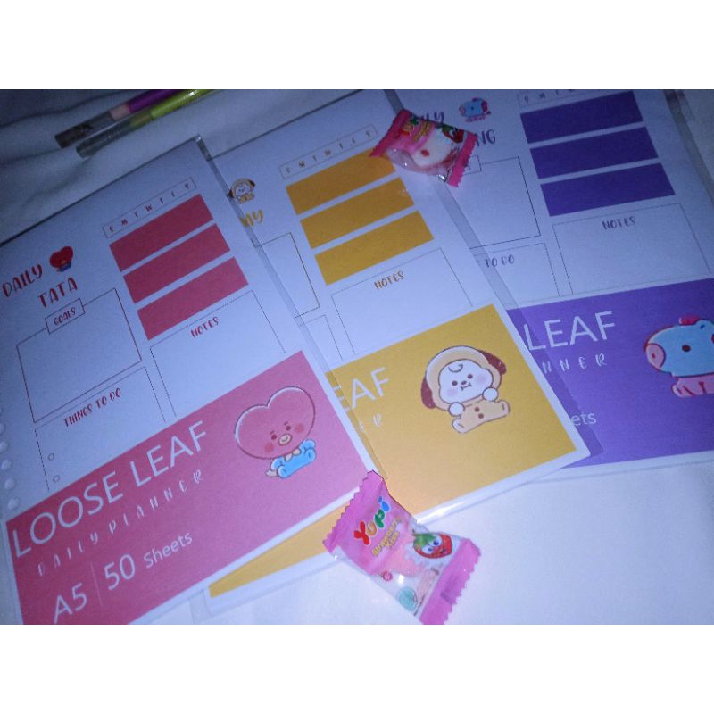 

ISI BINDER LOOSE LEAF BT21 A5/DAILY TODAY
