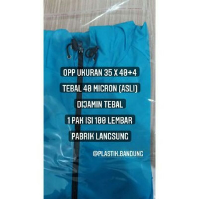

SR PLASTIK Plastik OPP ukuran 35 x 40 tebal 40 mic (pabrik langsung)