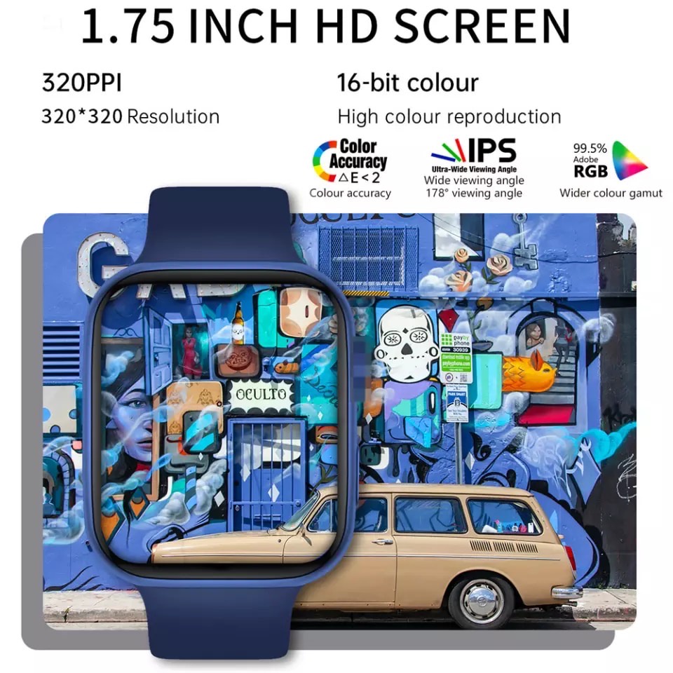 IWO 7 PRO Smartwatch Series 7 HD Screen 44MM-1