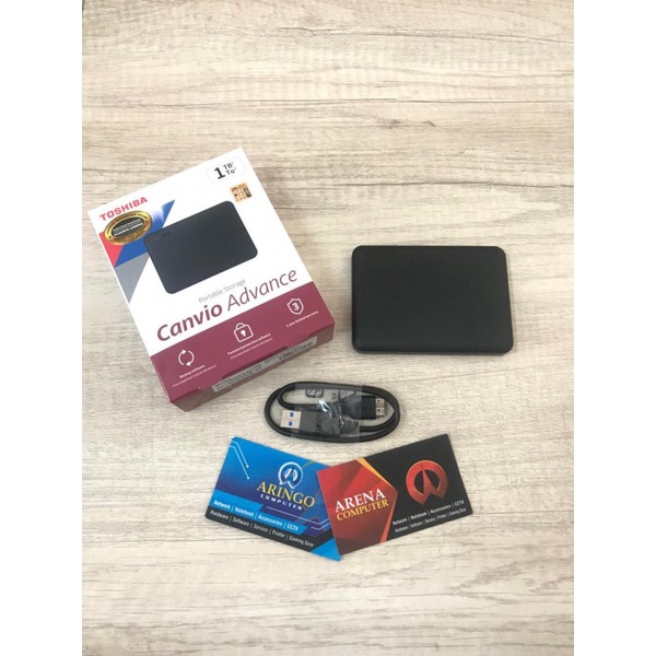 Harddisk Toshiba External 1TB Canvio Advance V10 BLACK