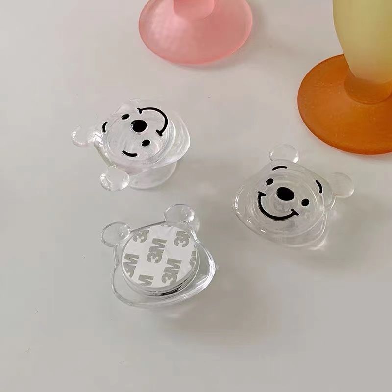 Ring Holder Hp / Smartphone Bahan Resin Motif Kartun Gaya Korea