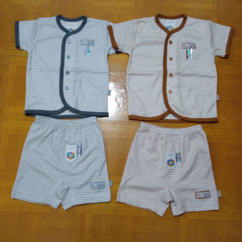 setelan nova baby/anak motif garis