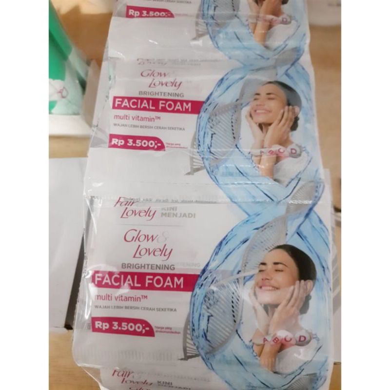 Fair and Lovely Facial Foam 9g 12 sachet