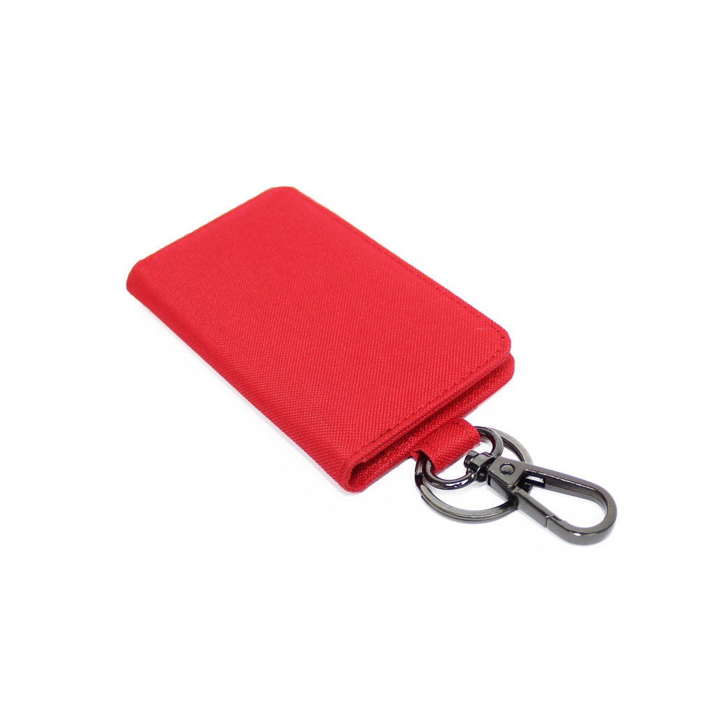 Dompet STNK Mobil Motor pria wanita gantungan kunci lipat buku merah EMDS70
