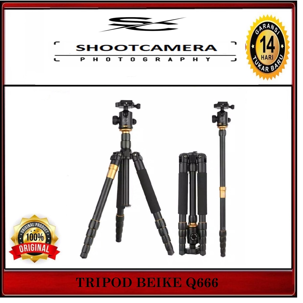 TRIPOD BEIKE Q666 - MONOPOD BEIKE Q666