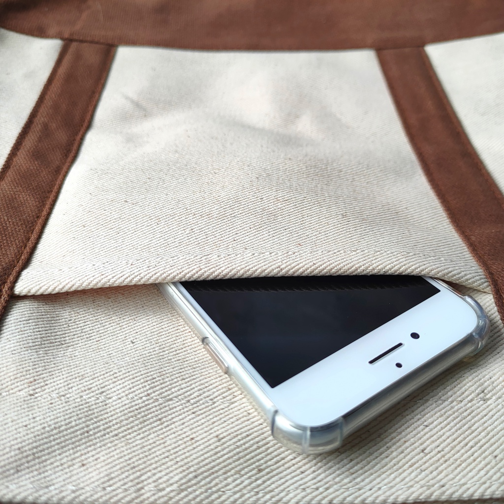 Tote Bag Kanvas Wanita 34x33x5cm Totebag By Nais