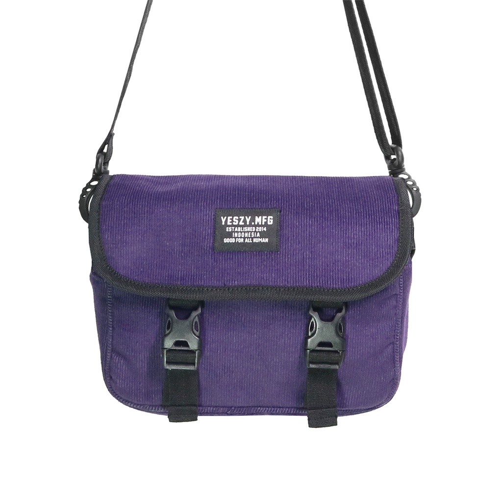 YESZY.MFG Sling Bag Corduroy Utility Purple