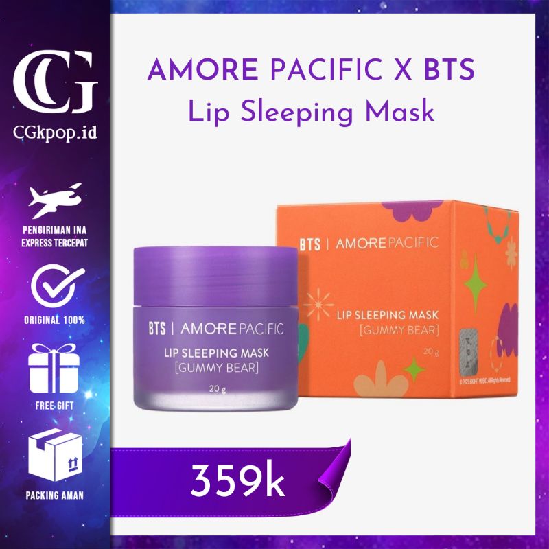 Laneige BTS X AMORE PACIFIC LIP SLEEPING MASK Ready