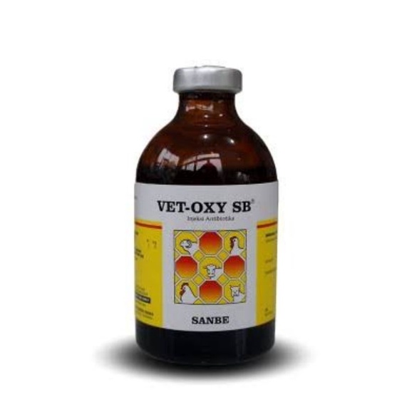 Vet oxy SB 100 ml obat ayam dan hewan besar