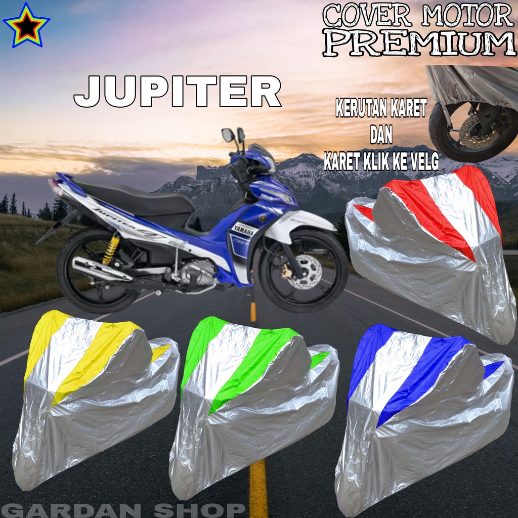 Sarung Motor JUPITER Silver KOMBINASI Body Cover Jupiter PREMIUM