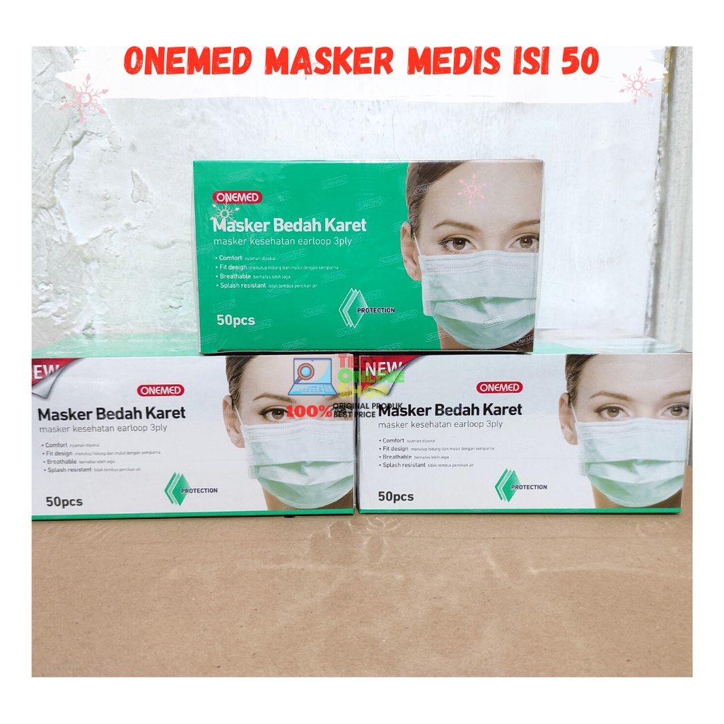 Masker Onemed Isi 50 3ply