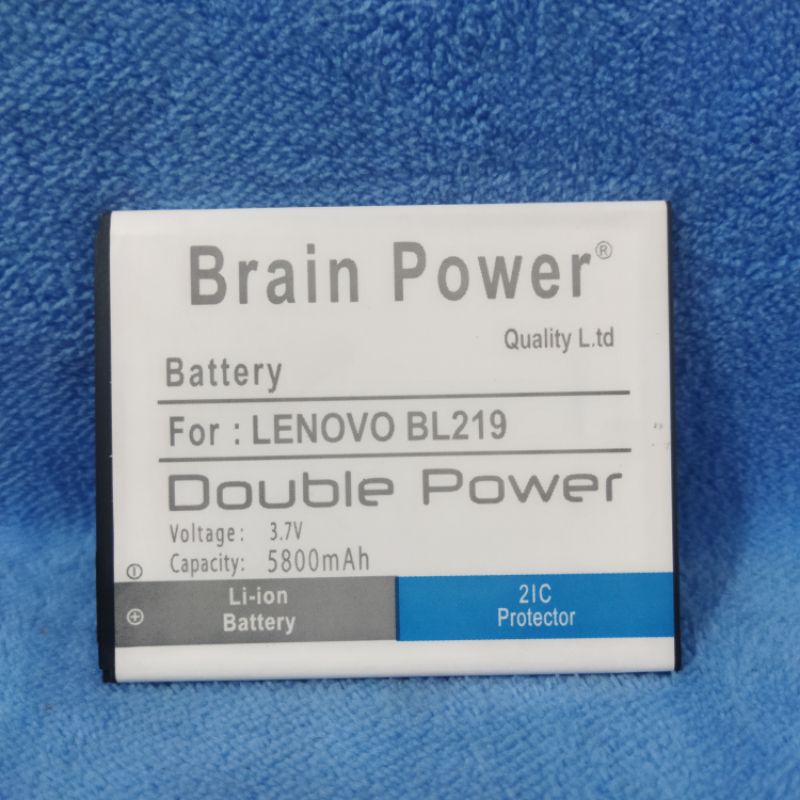 baterai batre Lenovo BL219 double power