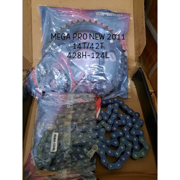 GEAR PAKET SCOYCO KUALITAS SEPUHAN CHAIN SPROCKET SET JUPZ JUPZ1 SUPRA FITNEW VEGA ZR MEGAPRO-7