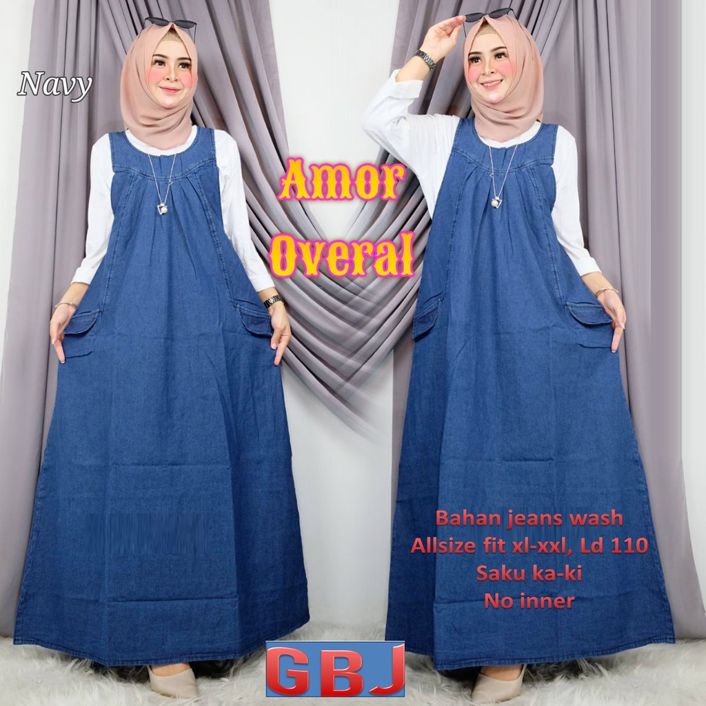 DEMLON OVERALL VOXY JUMBO JEANS KEKINIAN PREMIUM MURAH