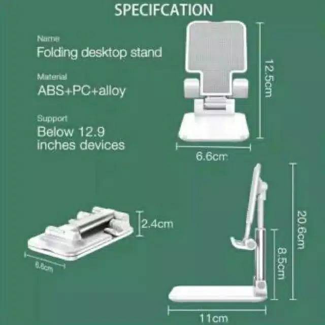 Phone Holder Stand Holder Dudukan Handphone Ipad Deskstop Bracket hd-23 / holder hd 23