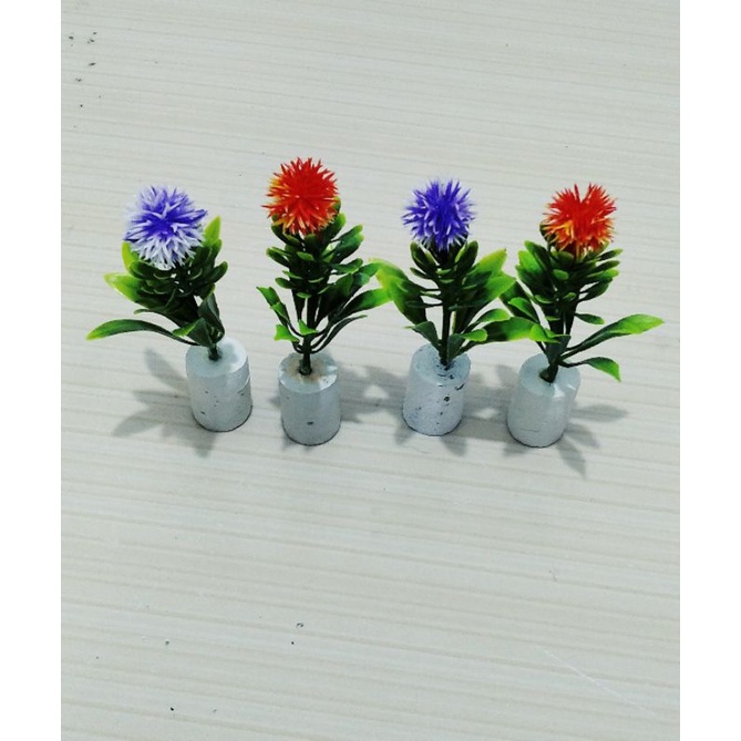 Hiasan Aquarium Aquascape Bunga plastik mini Dekorasi Rumah Minimalis