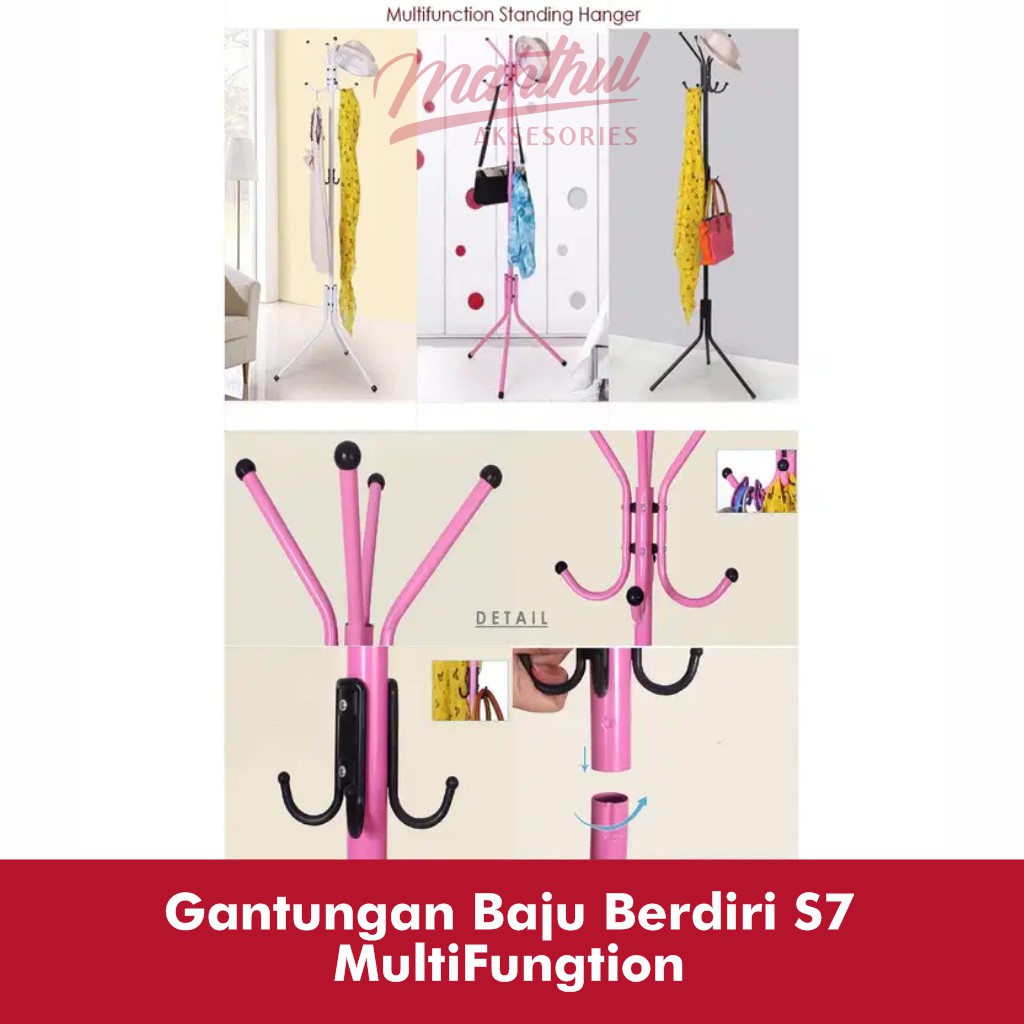 Gantungan Baju Berdiri S7 MultiFungtion