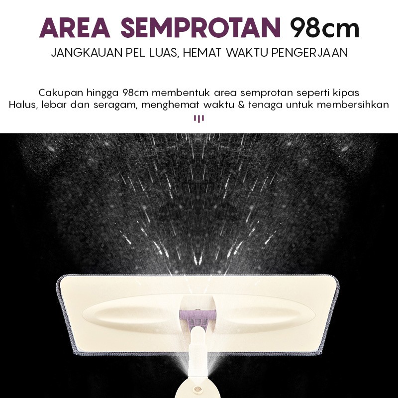 Alat Pel Lantai Semprot Spray Mop Water Pembersih Lantai Ruangan Peralatan Rumah Tangga Import - TB-6 - Comfort Homes