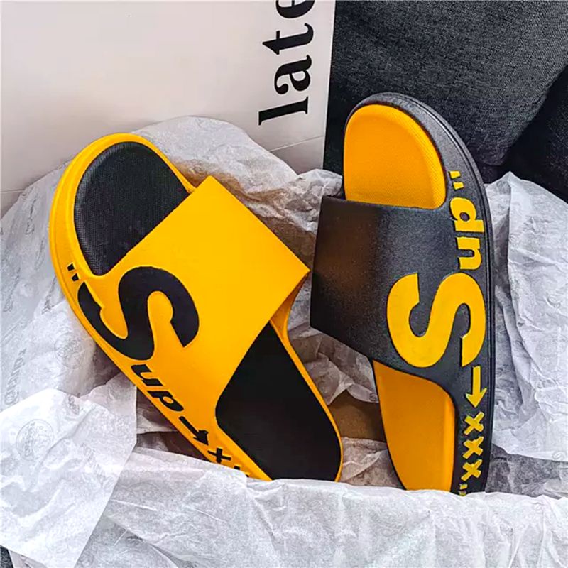 Sandal Slop Pria Korean Style Super / Sandal Karet Pria Supxxx Korean Style