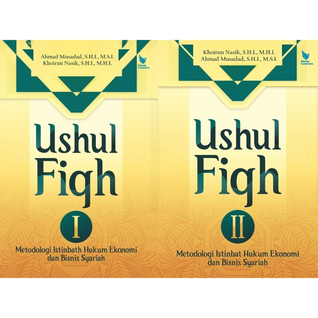 Jual Paket 2 Buku Ushul Fiqh Jilid 1 2 Metodologi Istinbath Hukum 3082