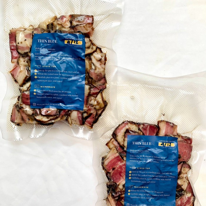 

Daging Asap - 2Pax 250Gr Sei Sapi Frozen / Daging Asap / Daging Asap Halal