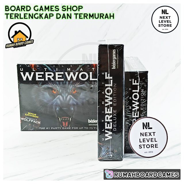 Ultimate Werewolf : Deluxe Edition Board Games Ready Stock NEW Segel