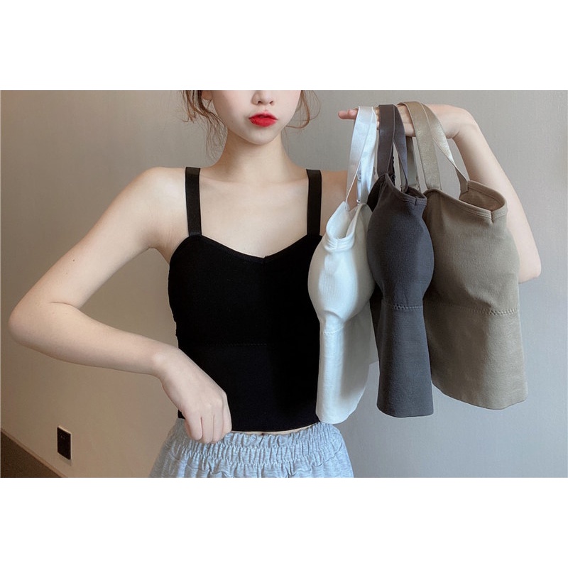 KINDSTORE❤ | Nista Tanktop Bra / Tanktop Crop dengan Tali