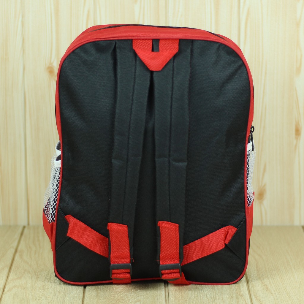 Tas Ransel Anak Motif Ultraman Merah Back Pack Sekolah TK SD PAUD Cowok Bahan Tebal Kuat Berkualitas