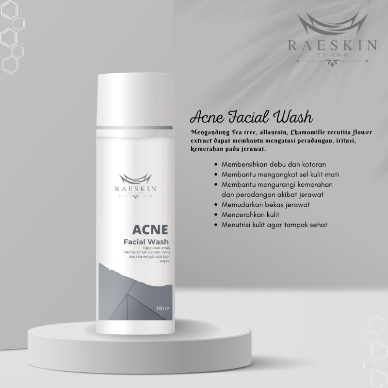 ACNE FACIAL WASH 100 ML RAESKIN BY RMA