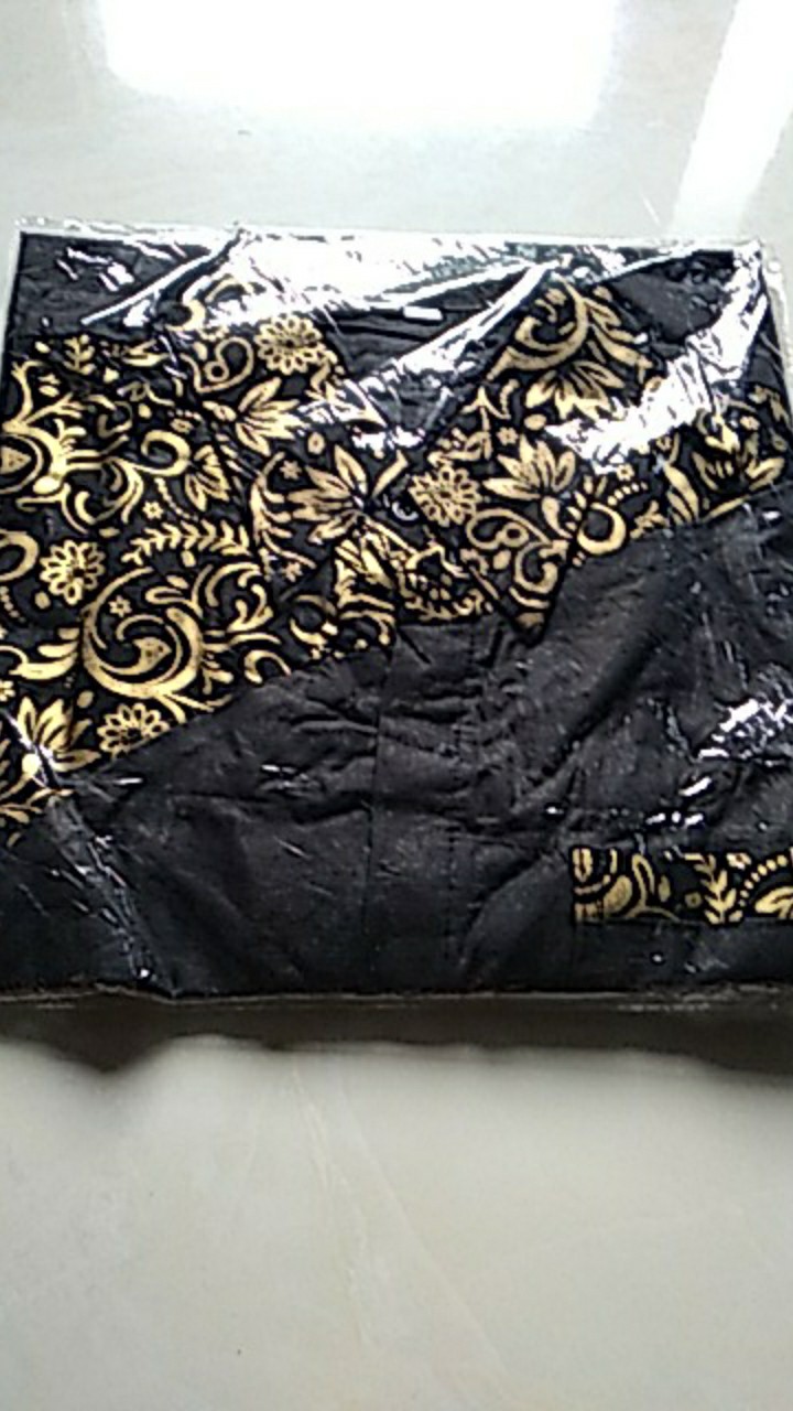 Nailo Batik Hrb026 Kenongo Kemeja Tosca Pendek Pekalongan Padi M L Xl Sogan Tulis Halus Kemeja Batik