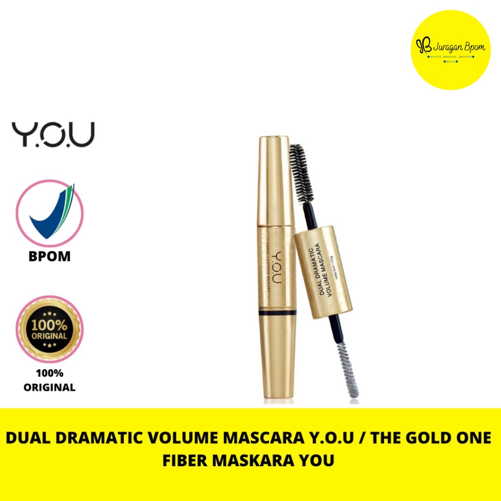 DUAL DRAMATIC VOLUME MASCARA Y.O.U / THE GOLD ONE FIBER MASKARA YOU