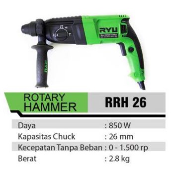 TERKINI!! MESIN HAMMER BOBOK BETON BOR HAMMER DEMOLITION ROTARY HAMMER 26mm 3 MODE murah original bor bobok beton tembok aspal