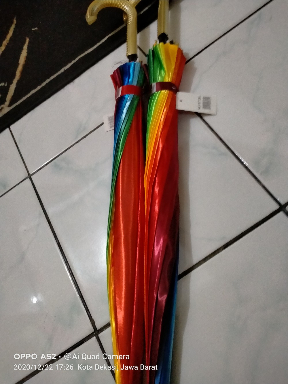 Payung Tongkat Saten Payung Dewasa Payung 16 Jari