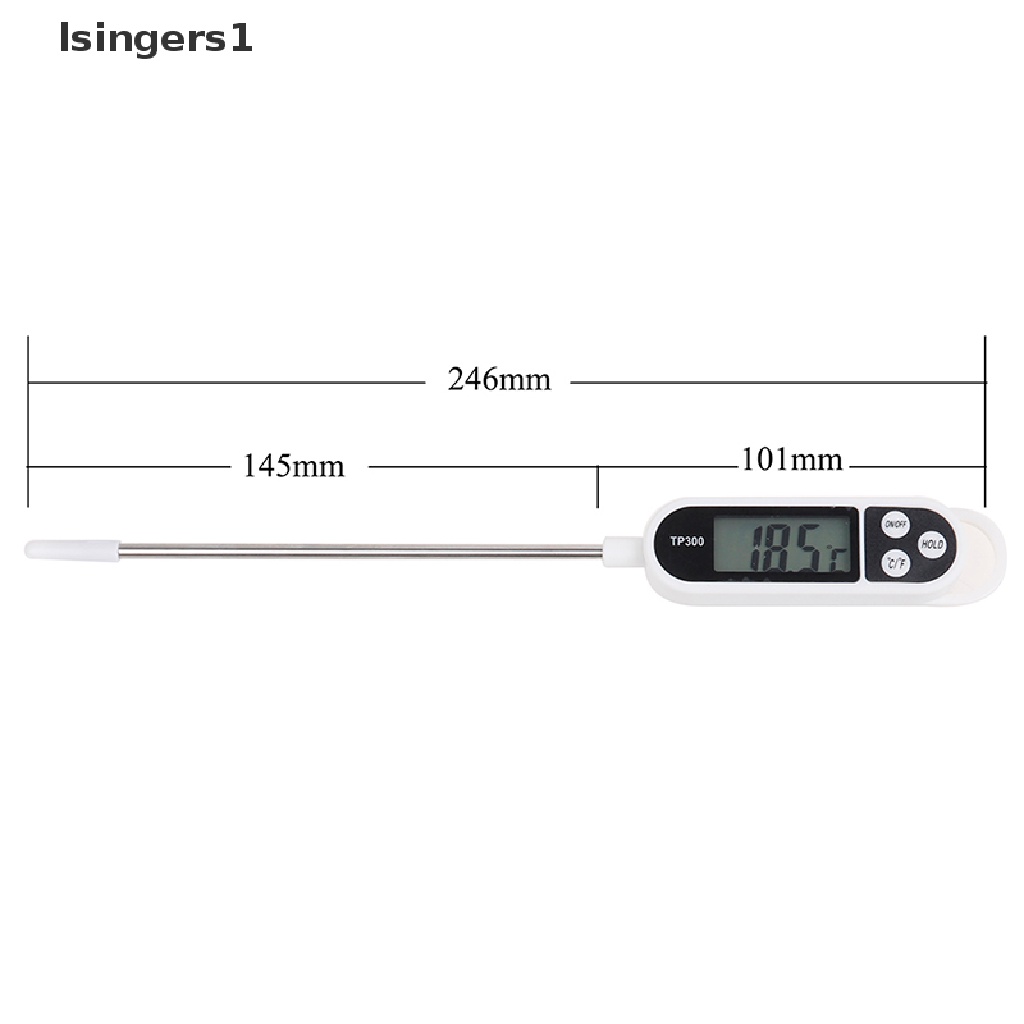 (lsingers1) Termometer Digital Untuk Daging / Air / Susu / Makanan / bbq