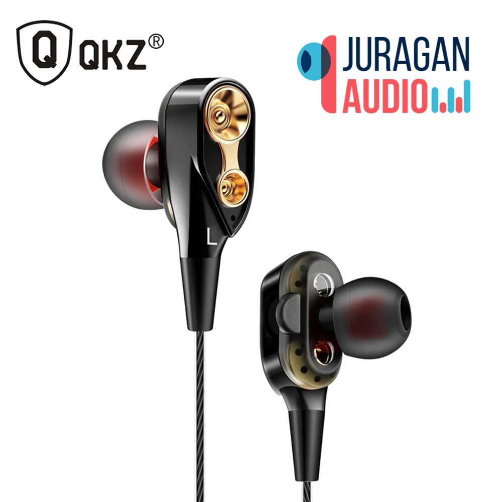EARPHONE / HEADSET / MICROPHONE / HEADPHONE / HEADSET GAMING / QKZ DUAL DRIVER EARPHONE QKZ-CK8