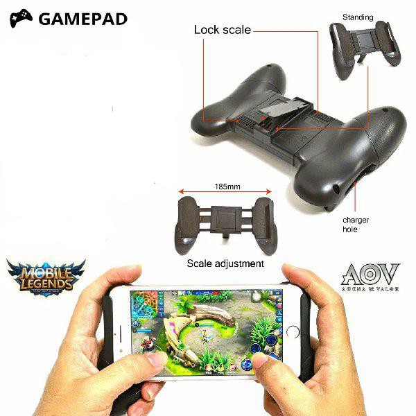 Gamepad handle phone holder game holder joy stik handphone