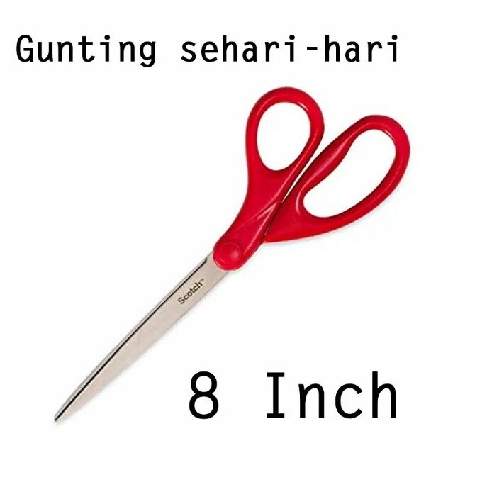 

Gunting Besar Pemotong Kertas Big Paper Scissors 8 Inch 3M SCOTCH 1408