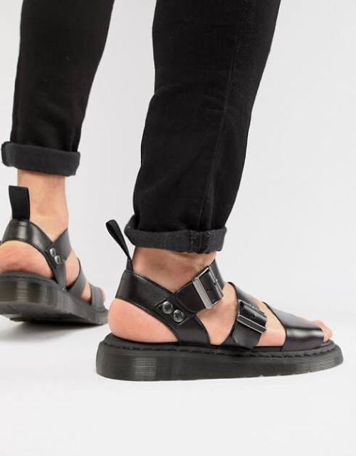 dr martens gryphon leather sandals