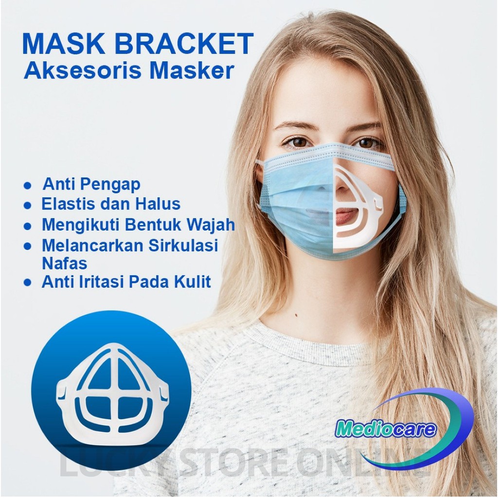 Mediocare Penyangga Masker 3D Mask Bracket Silicon sirkulasi udara MC-002