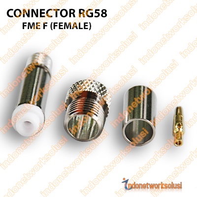 KONEKTOR CONNECTOR RG58 FME F (FEMALE)