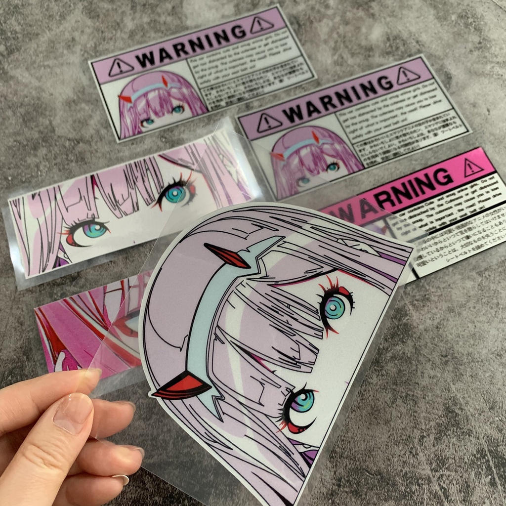Jdm Stiker Reflektif Motif Anime Untuk Jendela Mobil