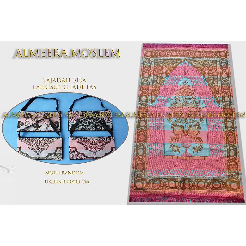 Sajadah Turkey Turky Traveling/Grosir Sejadah Cocok Buat Sauvenir By Almeera.Moslem Bisa COD