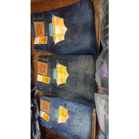 Premium Original(Realpic)Berkualitas celana panjang jeans levis 505 import japan pria standar
