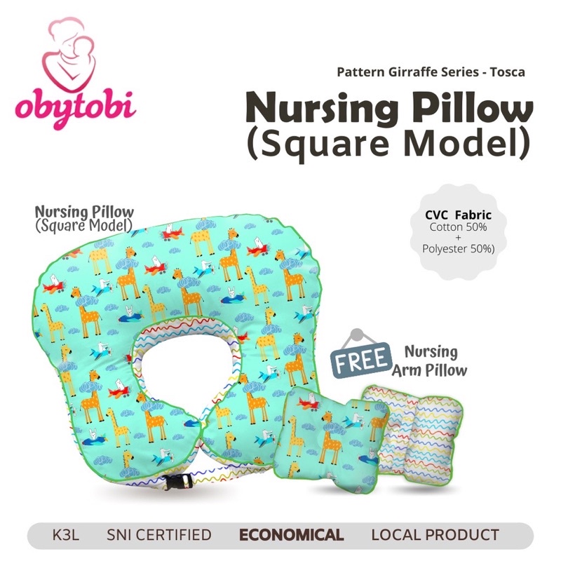 Bantal Pinggang Menyusui Obytobi by Obayito - Nursing Pillow