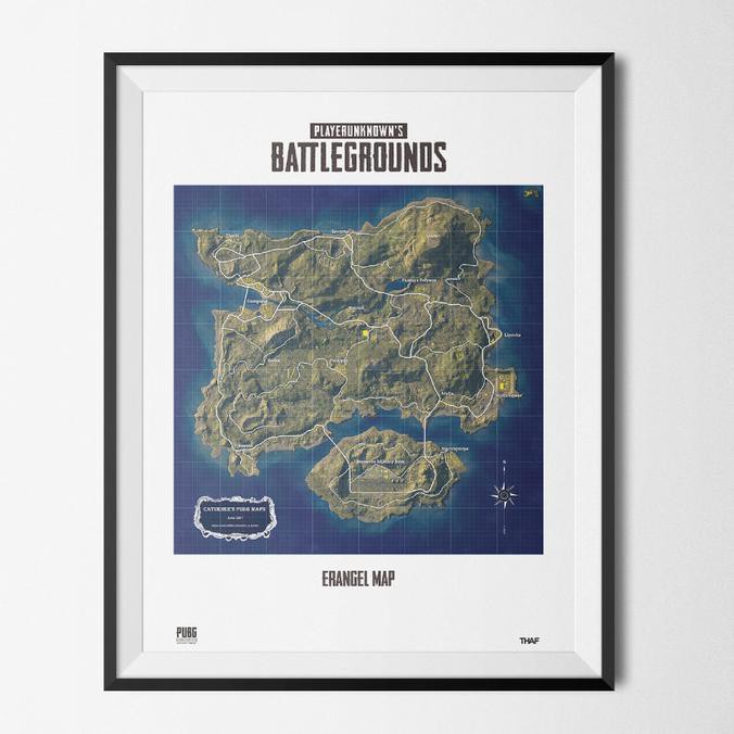 

Dekorasi/ Poster Peta Pubg Paket Lengkap (4 Map) Limited - Ukuran A3