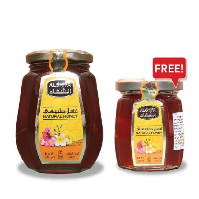 

Madu Al Shifa 500gr Gratis 125gr / Natural Honey AlShifa 500 gram Free 125 gr